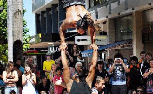 The International Buskers and Comedy festival is starting to attract interest from large corporations. The International Buskers and Comedy festival is starting to attract interest from large corporations.